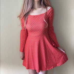 ASOS - polka dot skater dress